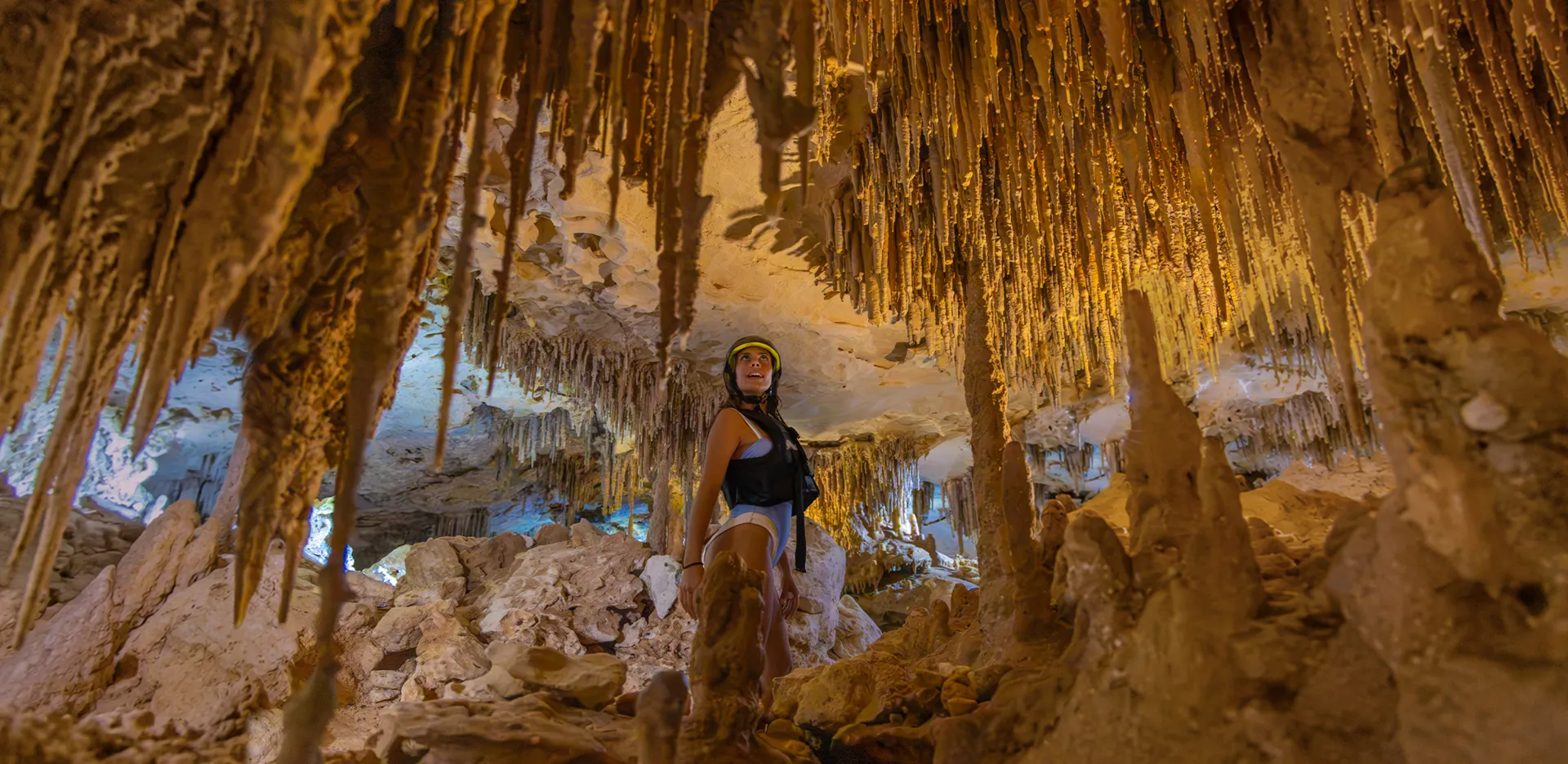 Río subterráneo en la Riviera Maya con Kantun Chi